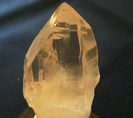 ヒマラヤ水晶原石ミラー水晶013 シャンパンゴールドミラー水晶